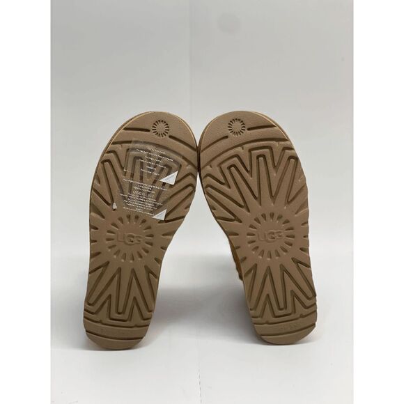 UGG Women's Mini Bailey Logo Strap Boot - Chestnut 7M - Picture 5 of 8